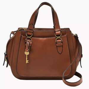 Fossil Brooke Satchel | Brown Leather
